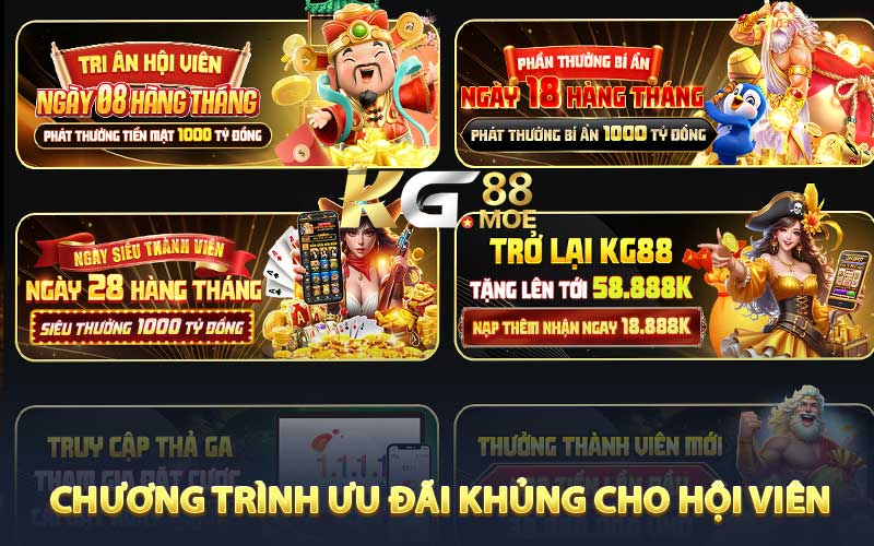 Chương trình ưu đãi khủng cho hội viên